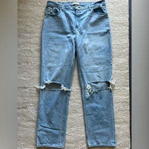 Ambercrombie & Fitch Curve Love 90’s Ultra High Rise Jeans